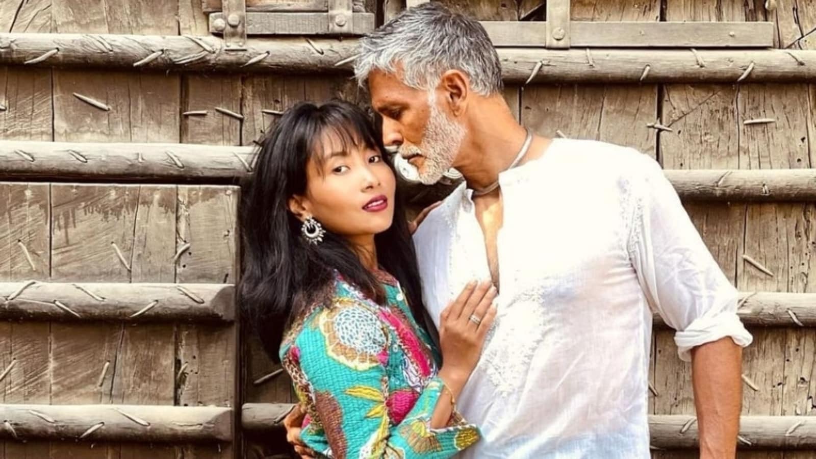 Milind Soman does push-ups with ‘supportive wife’ sitting on his back in epic video: Ankita Konwar reacts