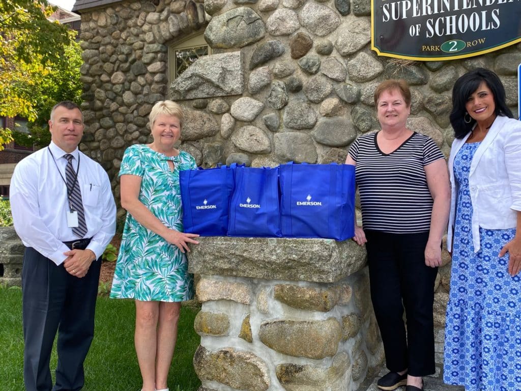 Mansfield Public Schools accepts donations of school supplies from local businesses