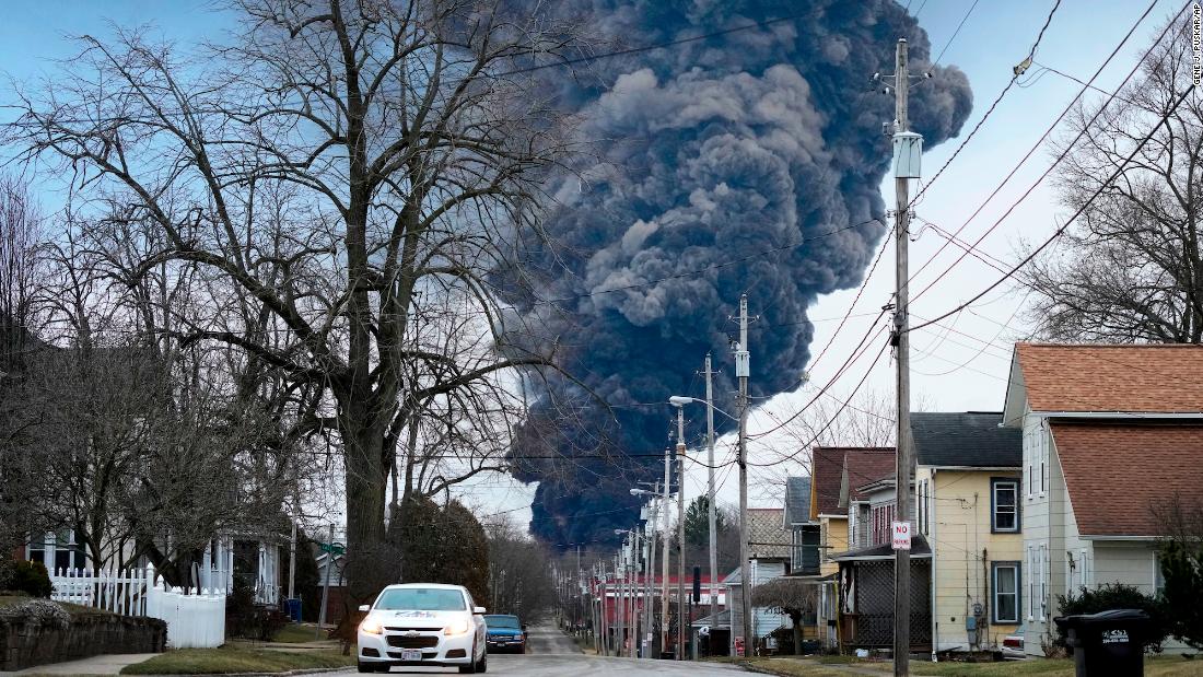 First on CNN: Federal teams providing flyers to East Palestine families and conducting health surveys following toxic train wreck