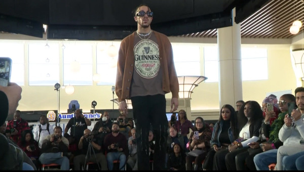 Models walk the runway at Bay Plaza Mall for the annual Bronx Fashion Week