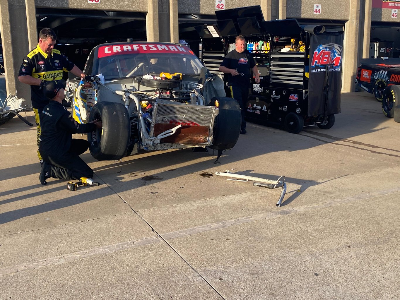 The Texas Truck Race ended in heartbreaking fashion for Nick Sanchez