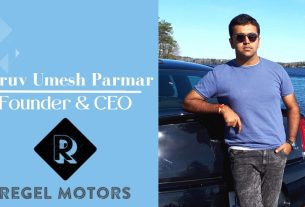 Dhruv Umesh Parmar, Founder & CEO of Regel Motors