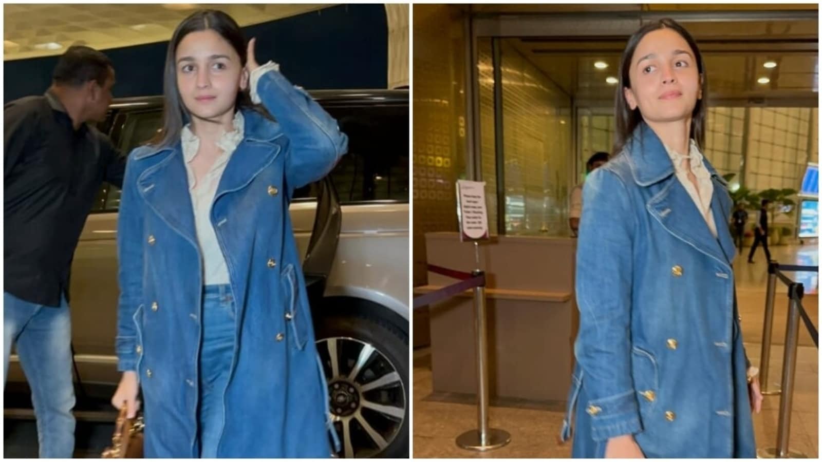 Alia Bhatt Travels to Seoul to Attend Gucci Cruise Show, Slays Airport Fashion in Denim Outfit and No Makeup: WATCH |  Fashion trends