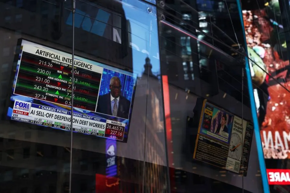 Nasdaq Suffers Worst Day Since June as Doubts Over AI Spending Hit Chipmakers